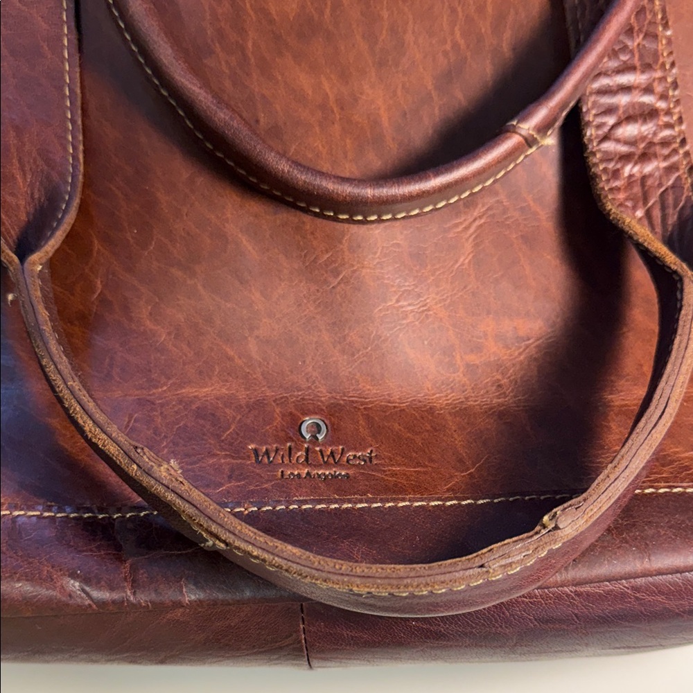 Wild West Los Angeles X Free People artisan leather tote bag - Picture 4 of 15